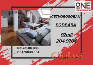 Na prodaju dupleks površine 97 m², smešten u mirnom delu Podbare.